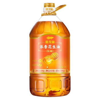 金龙鱼食用油压榨浓香花生油5L（新老包装随机发货）	