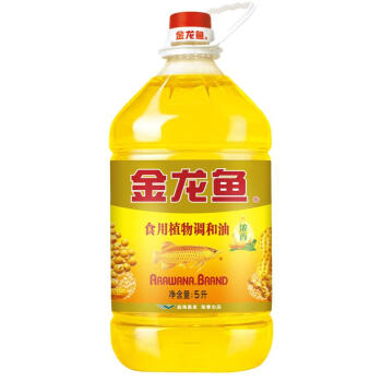 金龙鱼食用油花生浓香型浸出食用植物调和油5L（新老包装随机发