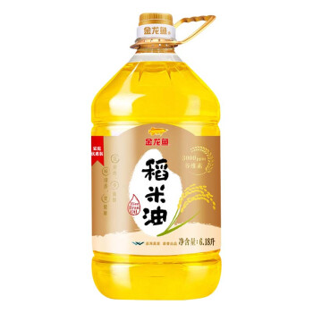 金龙鱼食用油优+稻米油6.18L（新老包装随机发货）	