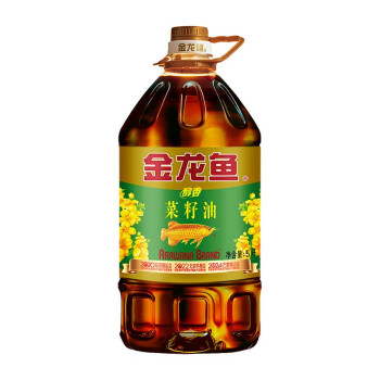 金龙鱼食用油醇香（纯香）菜籽油5L（新老包装交替发货）	